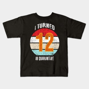 12th birthday in quarantine Kids T-Shirt